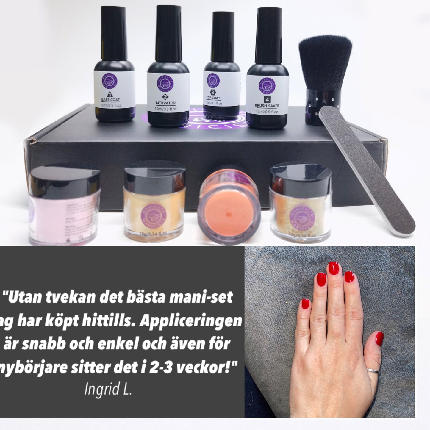 Manicista® Manikyr Set (4 färger)